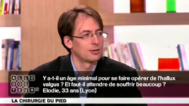 Chirurgie du pied : un âge minimal ?