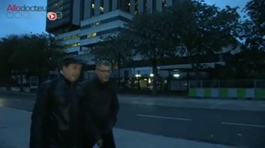 Un camp de réfugiés devant l'hôpital Bichat, à Paris