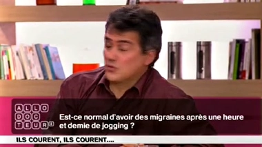 Est-ce normal d'avoir des migraines après 1h30 de jogging ?