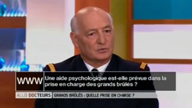 Une aide psychologique est-elle prévue pour les grands brûlés ?