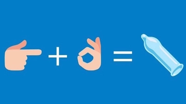 Extrait de la campagne #CondomEmoji