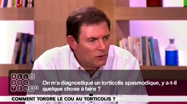 Comment soulager un torticolis spasmodique ?