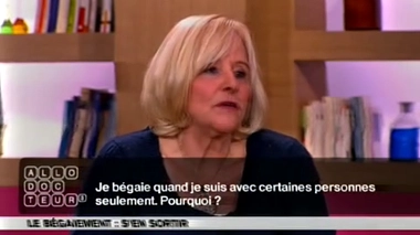 Bégaiement : seulement avec certaines personnes ?