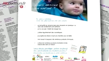 Des médecins veulent sensibiliser les futures mères aux dangers des perturbateurs endocriniens