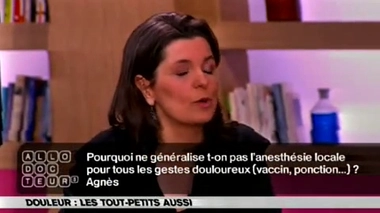 Douleur des bébés : l'anesthésie locale à généraliser ?