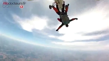 Myopathie : le parachutisme lui donne des ailes !