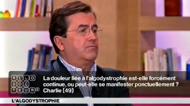 Algodystrophie : une douleur continue ou ponctuelle ?