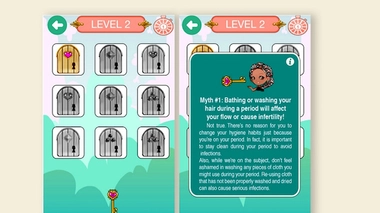 Jouer pour briser le tabou des règles (capture d'écran)