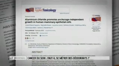 Cancer du sein : ne jetez pas votre déo anti-transpirant !