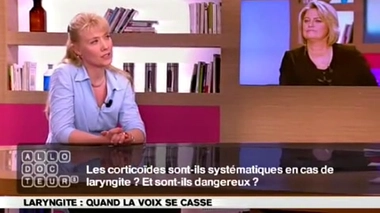 Laryngite : les corticoïdes, c'est pas automatique ?