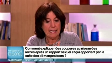 Comment expliquer des coupures au niveau des lèvres après un rapport ?