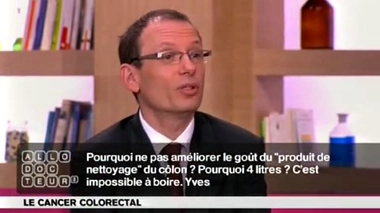Cancer colorectal, coloscopie et produit de nettoyage