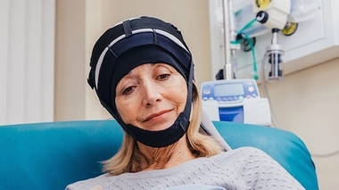 Le dispositif expérimenté sur des femmes atteintes de cancer du sein lors de cet essai clinique. (crédit : Paxman)