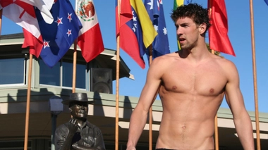 Le nageur Michael Phelps. 