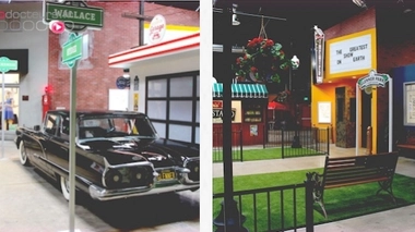 Les 50's adoucissent l'Alzheimer... Vues du site de Glenner Town Square (crédits photos : Glenner.org)