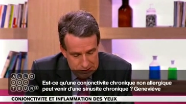 Conjonctivite : liée à une sinusite ?