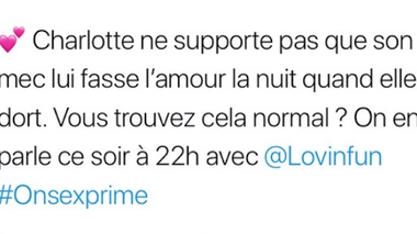 Le tweet a depuis été supprimé