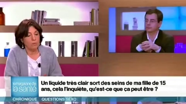 Un liquide très clair sort des seins de ma fille de 15 ans...