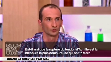 Rupture du tendon d'Achille : une terrible douleur ?