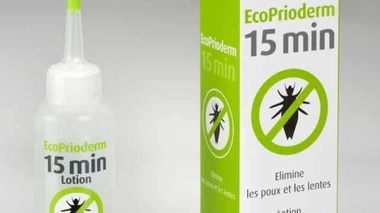 La lotion contient du malathion et du terpinéol