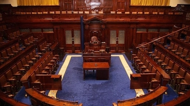 Le parlement irlandais. (cc-by-sa Tommy Kavanagh)
