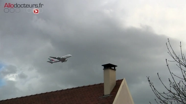 Le bruit des avions affecte la santé des riverains