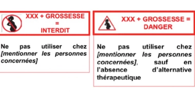 Le pictogramme "grossesse" trop souvent utilisé sur les médicaments
