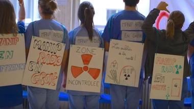 Manipulateurs radio en grève : "nous voulons être considérés comme des soignants"