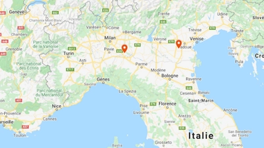 Les villes de Codogno (Lombardie) et de Vo’Euganeo (Vénétie) sont au cœur des deux principaux foyers d’infection du coronavirus au Nord de l’Italie.