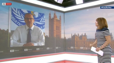 Le directeur régional de l'OMS pour l'Europe était interrogé par SkyNews ce 1er septembre.