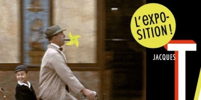 L'affiche de l'exposition Jacques Tati