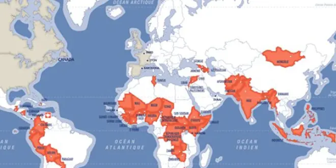 Cliquez sur l'image pour obtenir un aperçu de la malnutrition dans le monde.