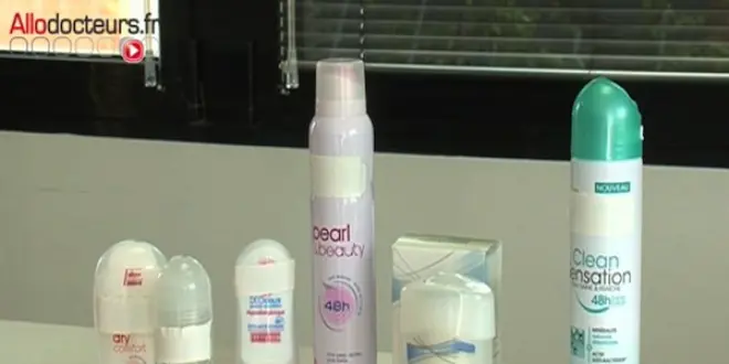 Les sels d'aluminium sont utilisés pour réduire la transpiration