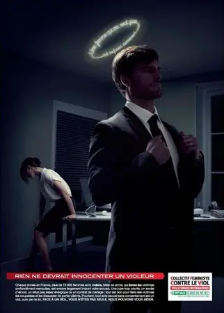 Affiche viol au travail