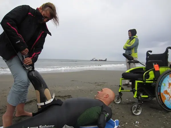 Victoire pour Philippe Croizon, amputé des bras et des jambes