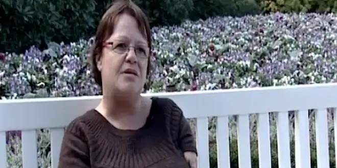 Martine Olivier, porte-parole de l'association Victimes de la thalidomide de Belgique