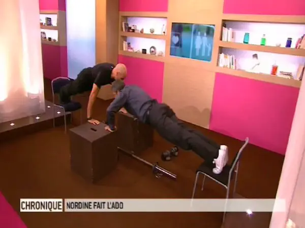 Exercice sur des chaises