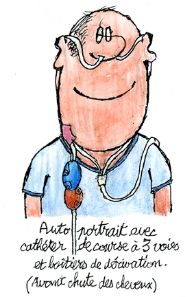 Siné tort le cou à son cancer ©Siné