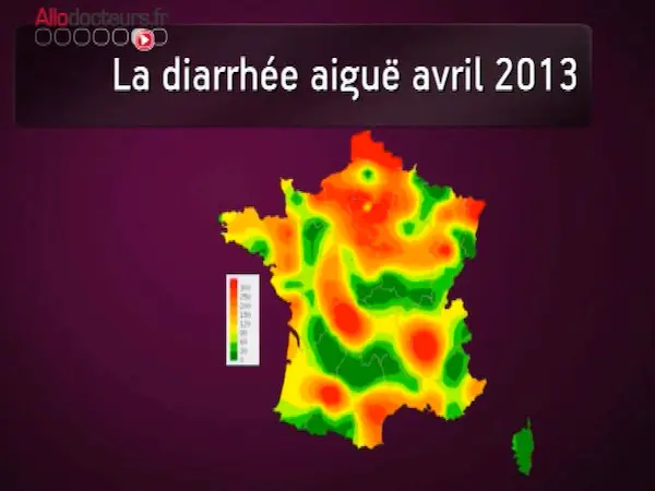Epidémie de gastro-entérite en France - Du 8 au 14 avril 2013