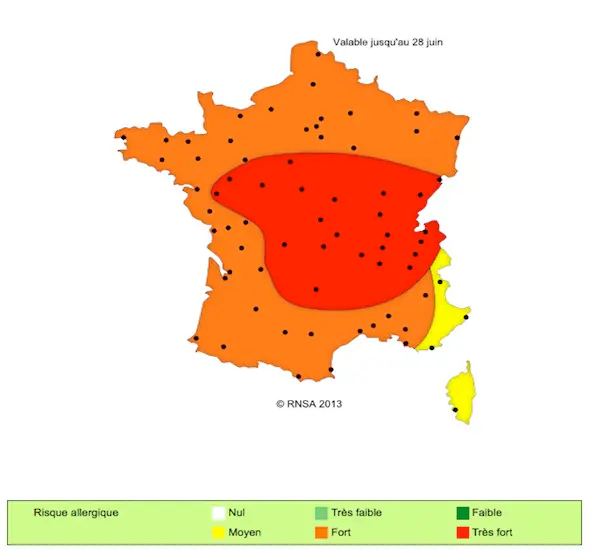 Bulletin prévisionnel valable jusqu'au 28 juin 2013