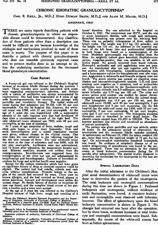 L'article original du New England Journal of Medicine décrivant le cas de la fillette de Cincinatti