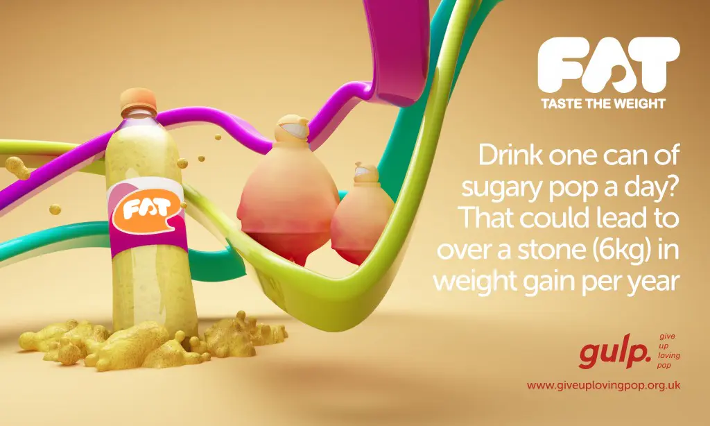 Deux des fausses publicités de la campagne Gulp. (DR)