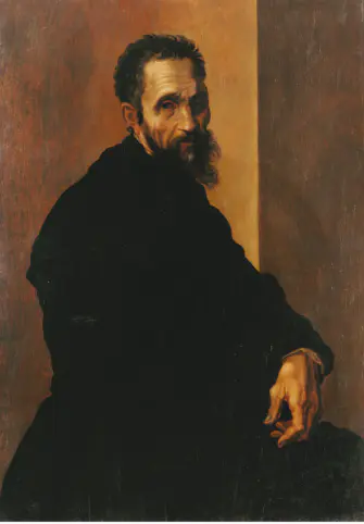 Portrait de Michel-Ange par Jacopino del Conte, 1535