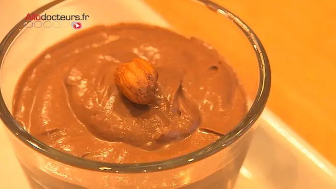 Mousse chocolat saveur noisette