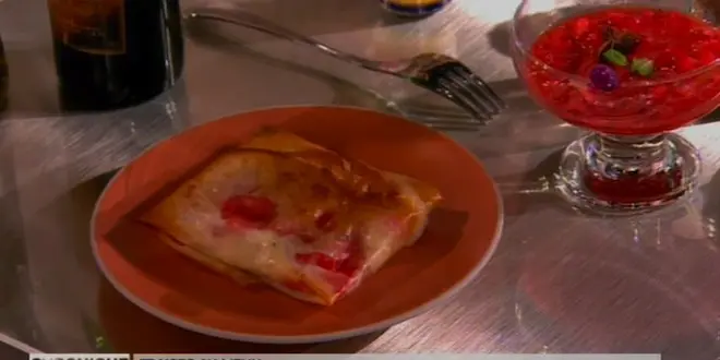 Croustillant aux fraises