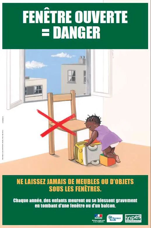 Accidents de la vie courante / Affiche INPES