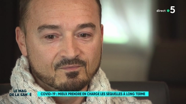Matthieu, 42 ans, victime d'un "covid long"