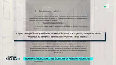 Internes en médecine : des étudiants en souffrance