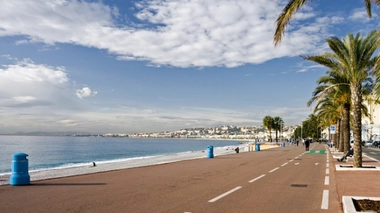 Image d'illustration. Nice (Alpes-Maritimes), ville confinée le week-end depuis le 26 février 2021.