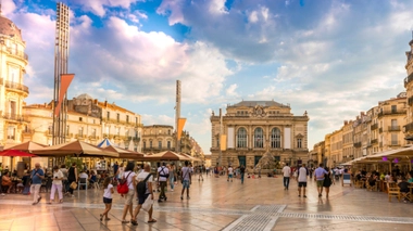 Image d'illustration. La ville de Montpellier, en région Occitanie, est une des métropoles qui affiche le plus fort taux d'incidence.